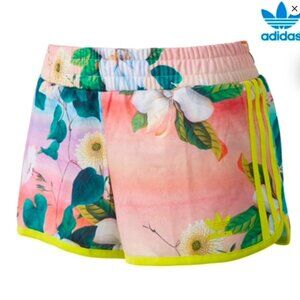Adidas Originals x adoro FARM exclusive Limited Edition Floralina Shorts XS